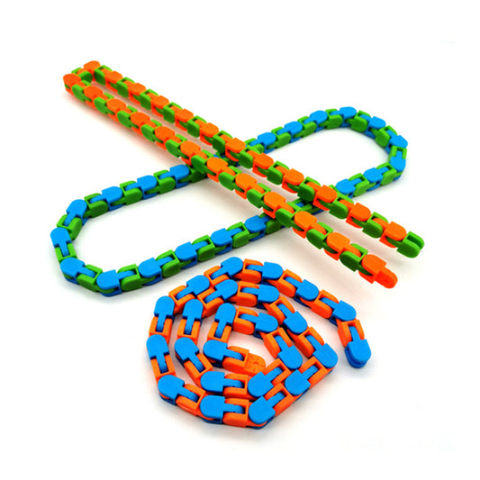 Fidget Chain Bracelet – Anti-Stress Bike Chain Puzzle Toy for Adults & Kids