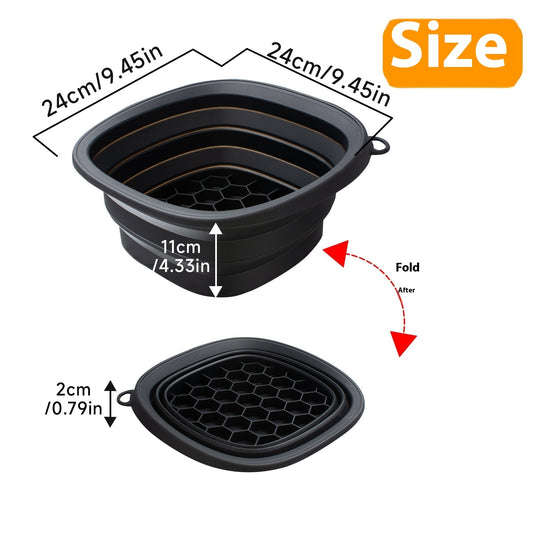 Silicone Folding Ice Basin – Face Ice Bath & Skincare Bowl