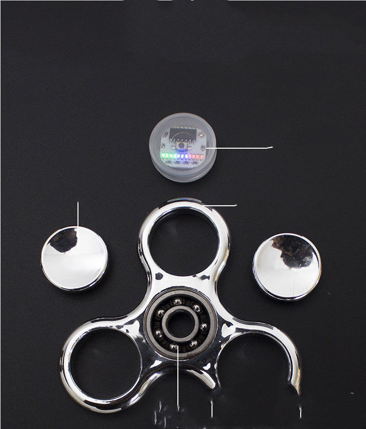 LED Light Fidget Spinner – Glow in the Dark Hand Spinner Toy