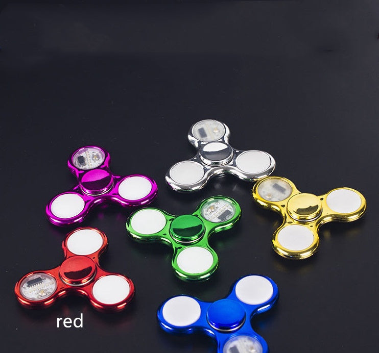 LED Light Fidget Spinner – Glow in the Dark Hand Spinner Toy