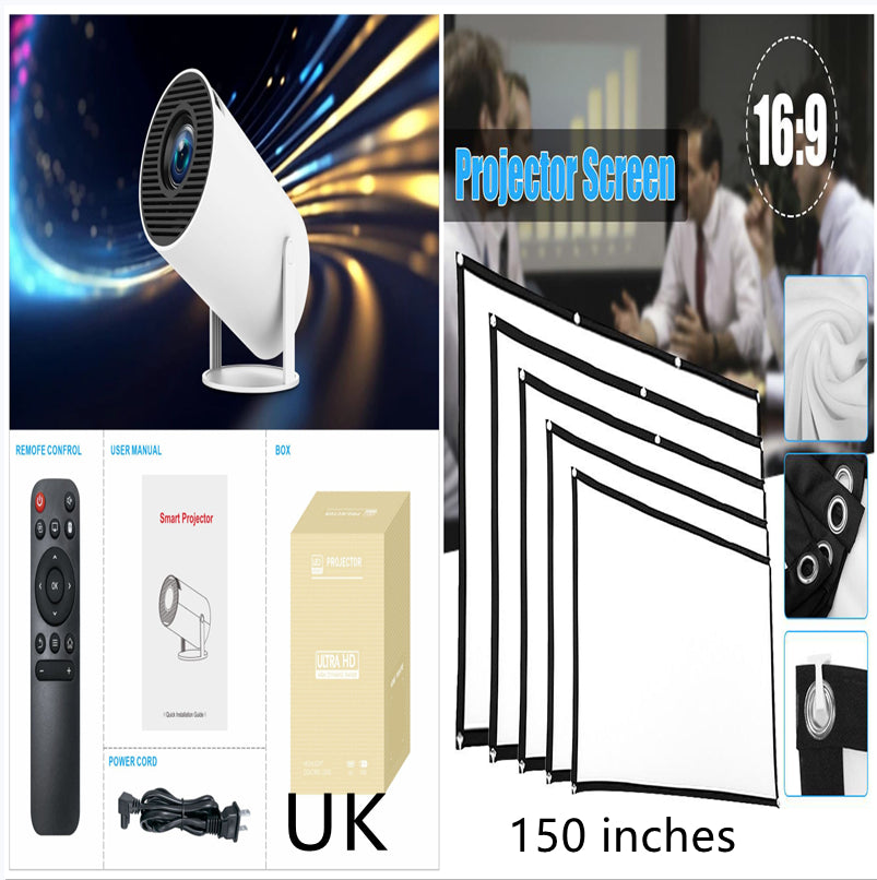 HY300 Pro Mini Projector — Select Model & Plug