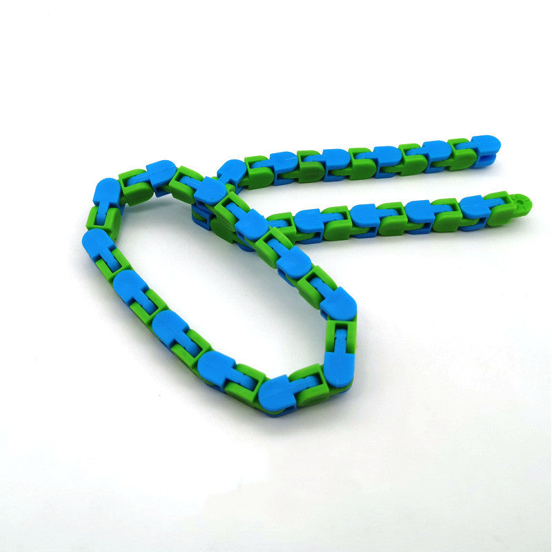Fidget Chain Bracelet – Anti-Stress Bike Chain Puzzle Toy for Adults & Kids