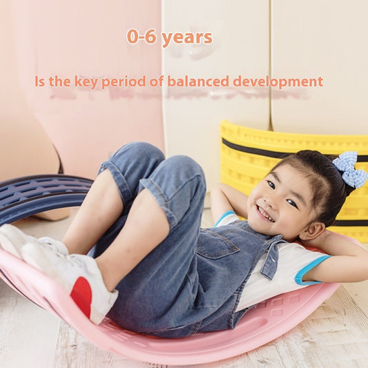 Kids Indoor Surf Balance Board – Wooden Wobble Toy for Balance & Focus