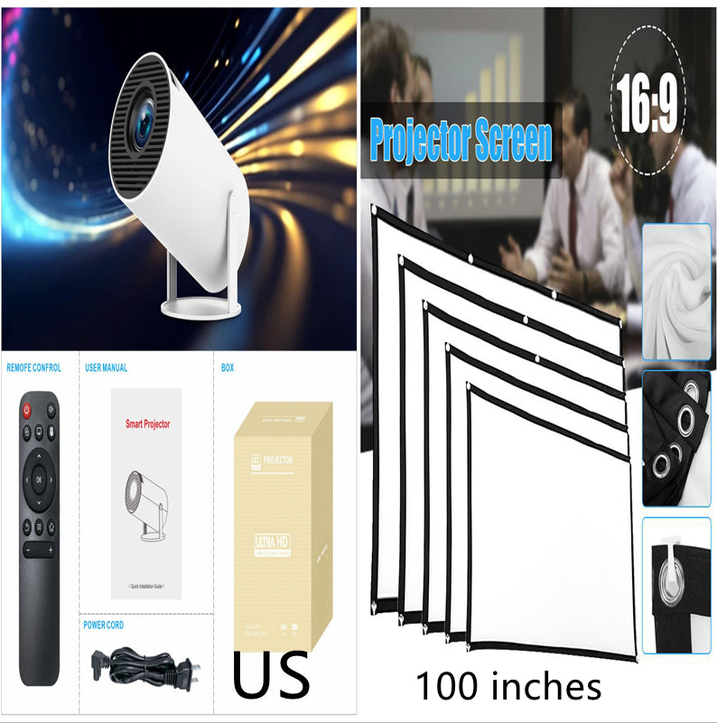 HY300 Pro Mini Projector — Select Model & Plug