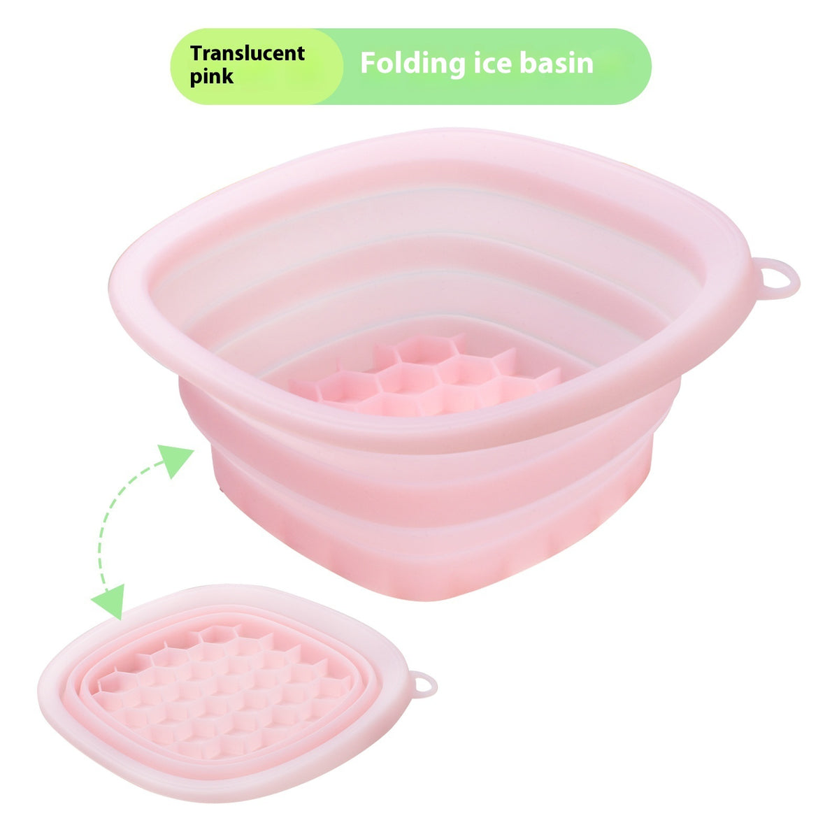Silicone Folding Ice Basin – Face Ice Bath & Skincare Bowl