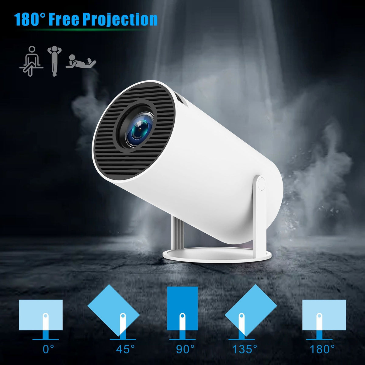 HY300 Pro Mini Projector — Select Model & Plug