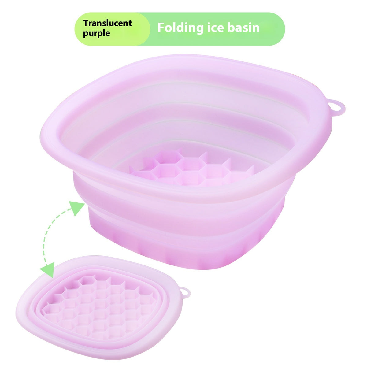 Silicone Folding Ice Basin – Face Ice Bath & Skincare Bowl
