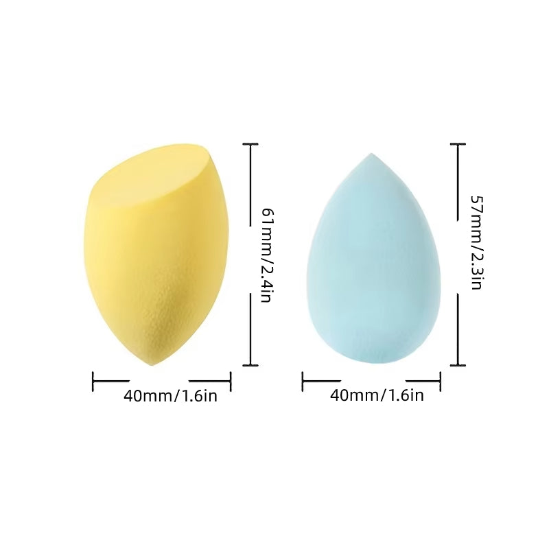 Makeup Blender Sponge Set – Foundation & Powder Puffs