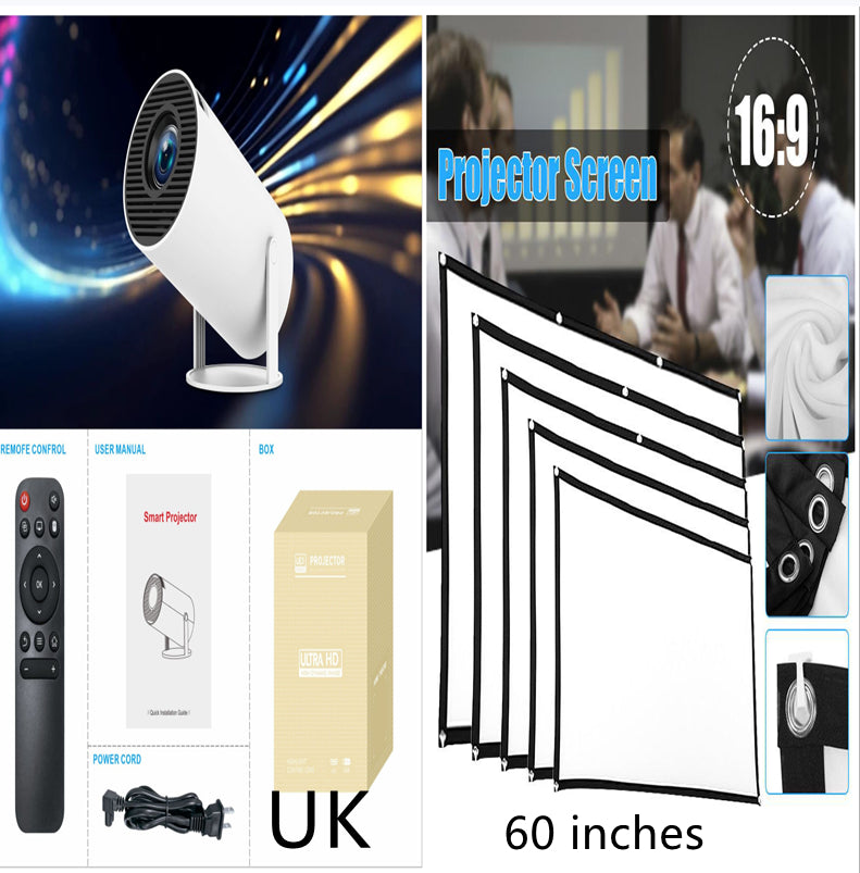HY300 Pro Mini Projector — Select Model & Plug