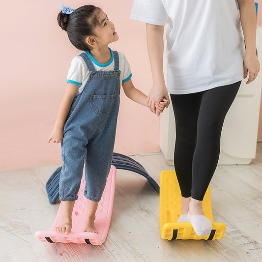 Kids Indoor Surf Balance Board – Wooden Wobble Toy for Balance & Focus