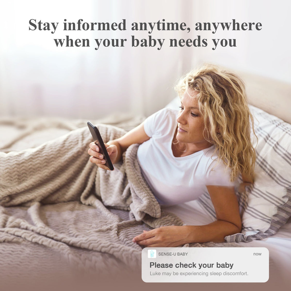 Sense-U Smart Sock Shoe O2 Baby Wellness Monitor – Heart Rate, Oxygen & Sleep Insights