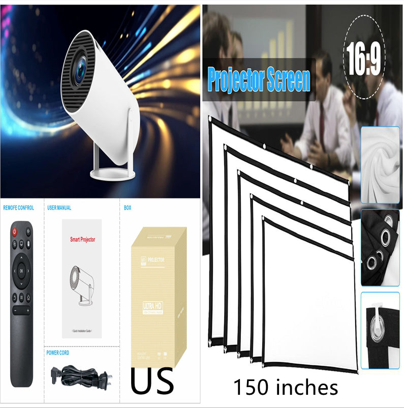 HY300 Pro Mini Projector — Select Model & Plug