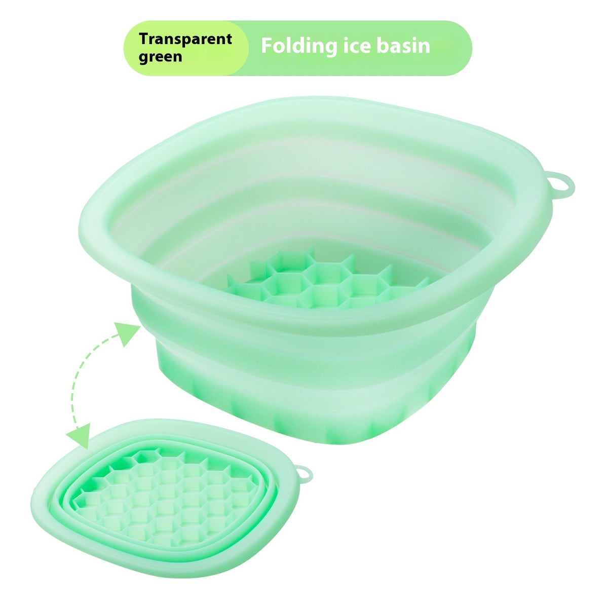Silicone Folding Ice Basin – Face Ice Bath & Skincare Bowl