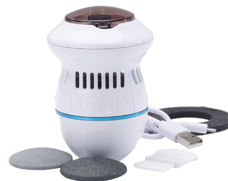 Electric Foot File & Callus Remover – Rechargeable Heel Grinder